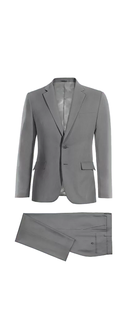 Grey wool Tailored Suit - Suit